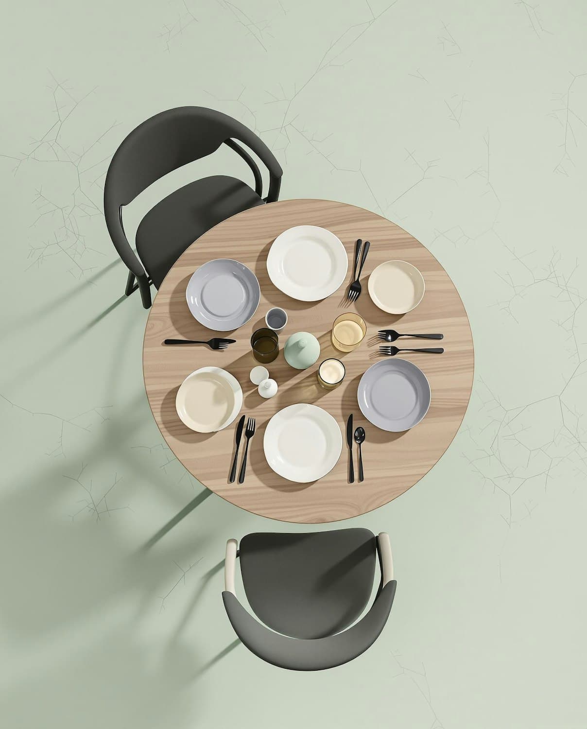 A styled table set for the Salt & Ember launch dinner